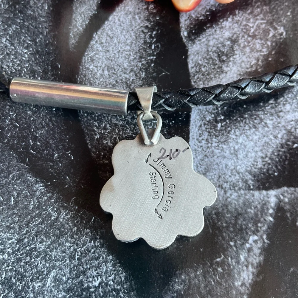 Elegant Native AMERICAN Made SPINY OYSTER pendant - Picture 6 of 7